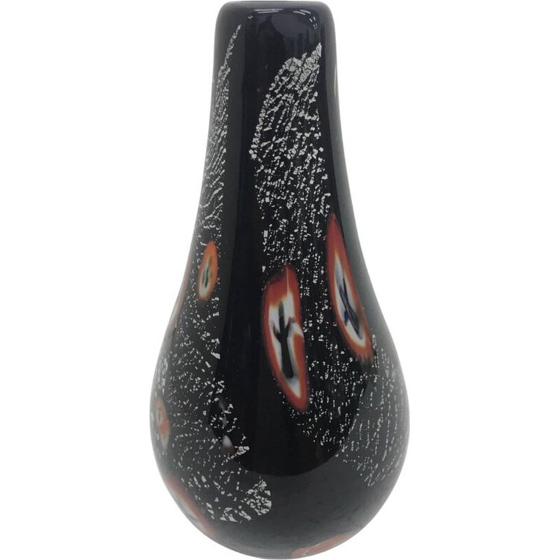 Vintage Murano Glass Vase by Alfredo Barbini - 1970s