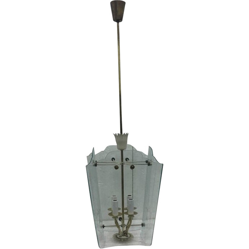 Hanglamp van Pietro Chiesa voor Fontana Arte Lantaarn - 1930