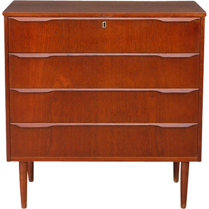 Vintage Danish Teak Chest of Drawers - 1960s