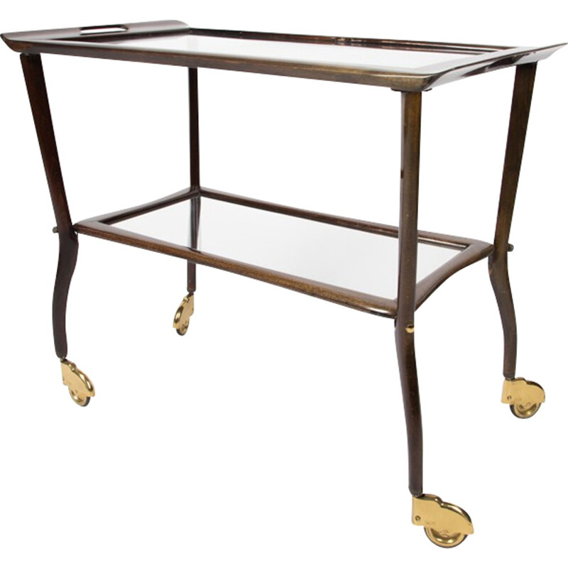 Vintage serving cart by Cesar Lacca, 1950