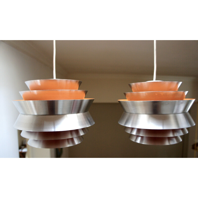 Vintage "Trava" Pendant Lamps by Carl Thore - 1960s