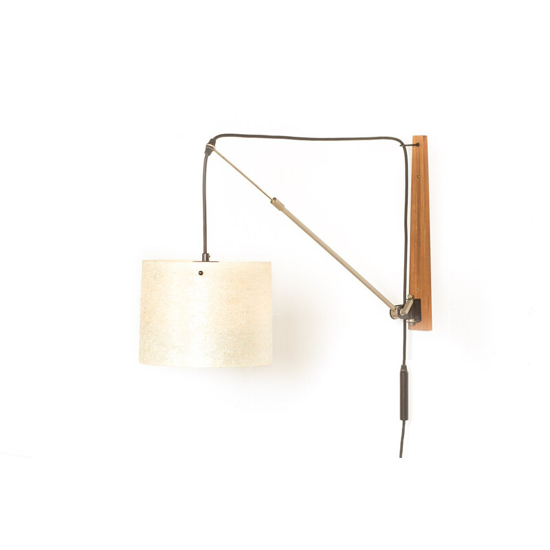 Vintage counterbalance swing arm wall lamp - 1970s