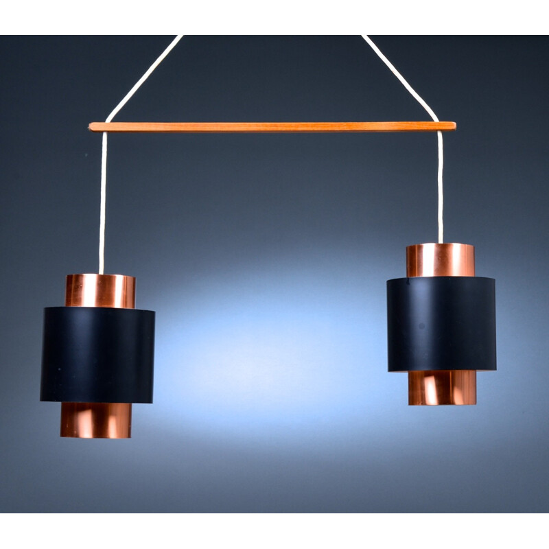 Vintage "Tunika" pendant lamp by Jo Hammerborg for Fog & Mørup - 1960s