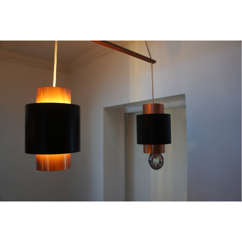 Vintage "Tunika" pendant lamp by Jo Hammerborg for Fog & Mørup - 1960s