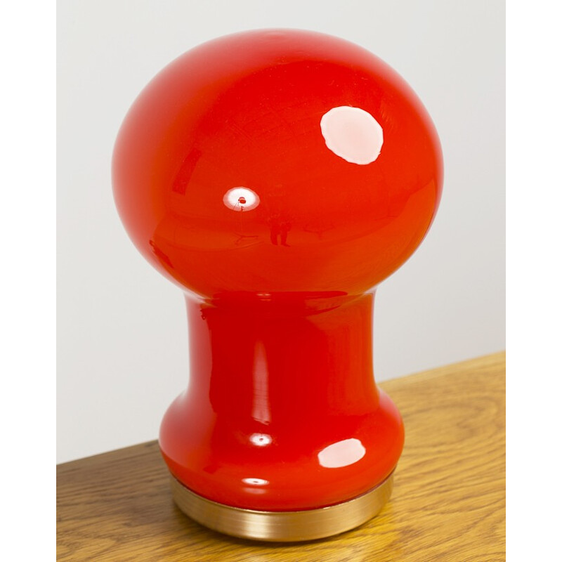 Vintage Red pawn table lamp - 1960s