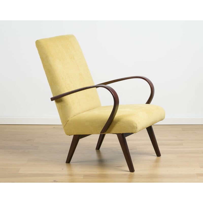 Vintage Type 53 armchair by Jaroslav Smídek for Ton - 1950s