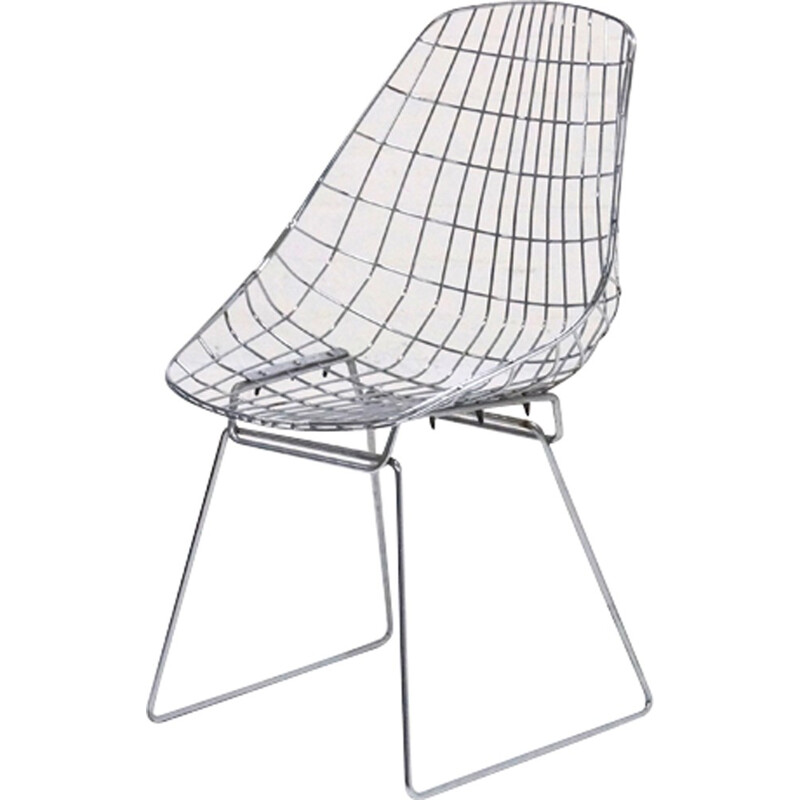 Pastoe SM05 Wire Chair by Cees Braakman and A. Dekker - 1950s