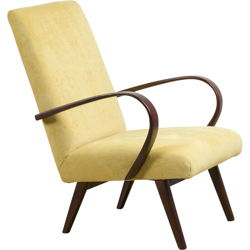 Vintage Type 53 armchair by Jaroslav Smídek for Ton - 1950s