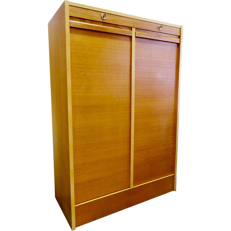 Vintage Double rolls office cabinet - 1960s