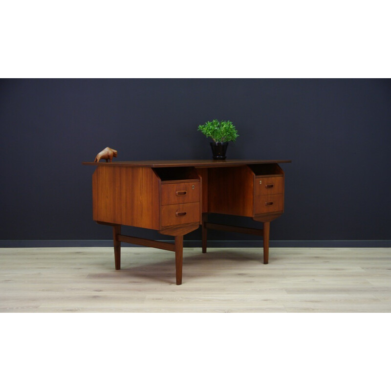 Writing desk in teak - 1960s