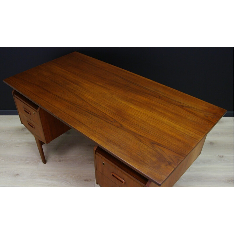 Writing desk in teak - 1960s