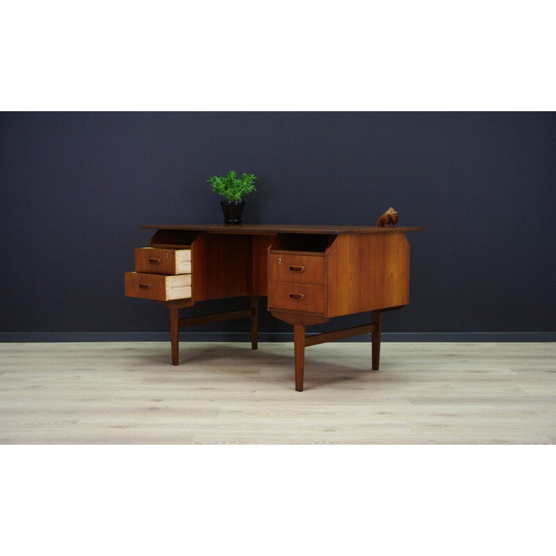 Writing desk in teak - 1960s