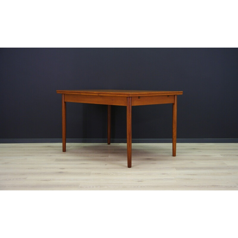 Vintage scandinavian table in teak - 1960s