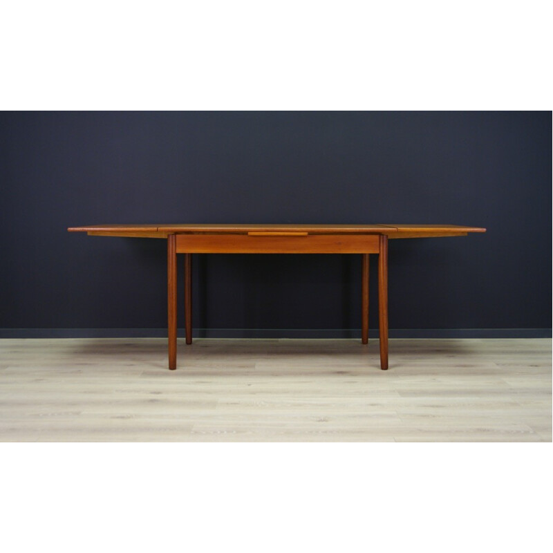 Vintage scandinavian table in teak - 1960s