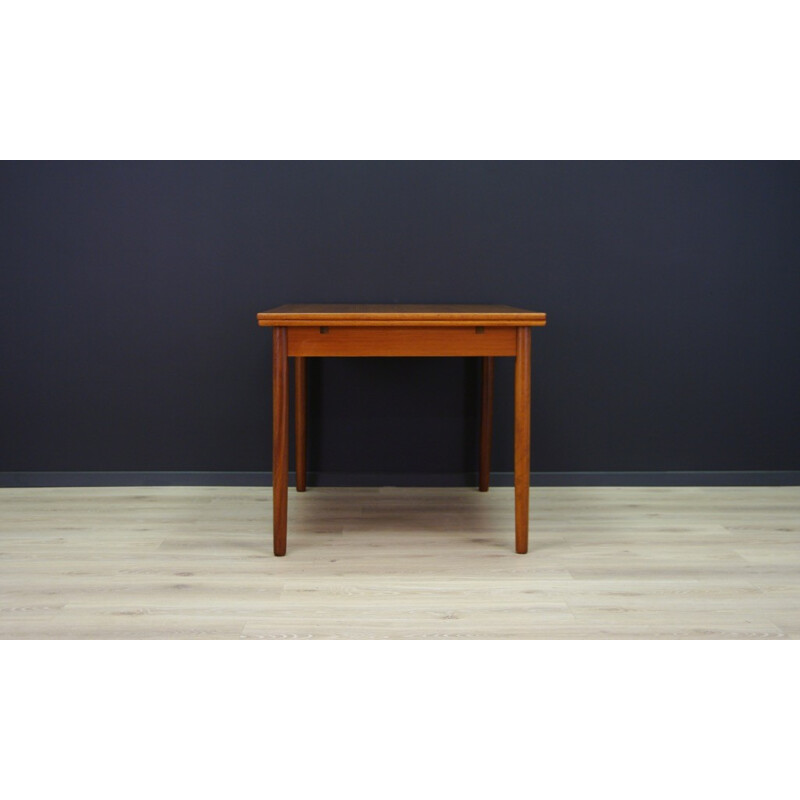 Vintage scandinavian table in teak - 1960s