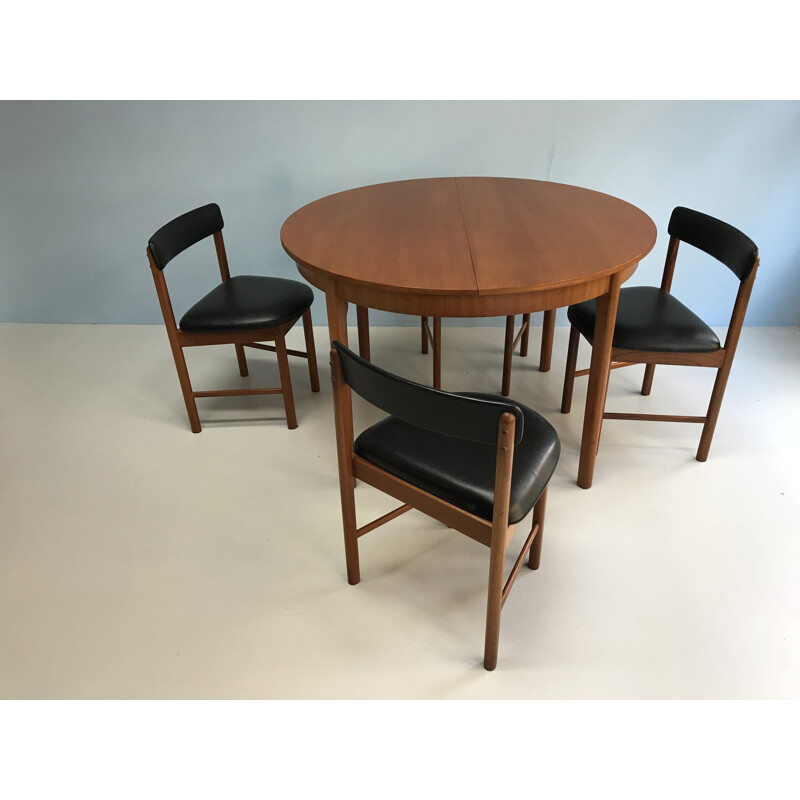 Vintage teak dining set by Mcintosh - 1960s