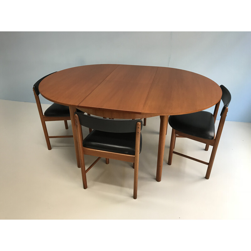 Vintage teak dining set by Mcintosh - 1960s