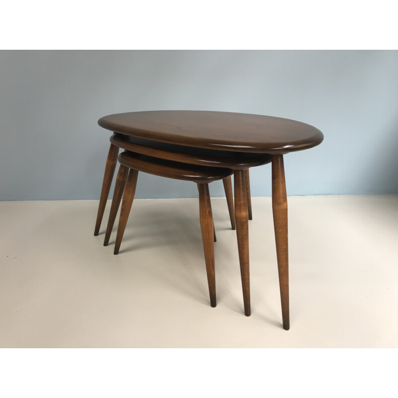 Vintage Nest of tables by Luciano Ercolani for Ercol - 1960s