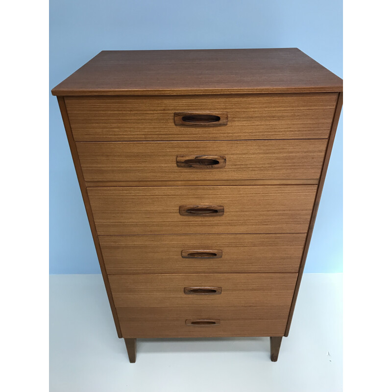 Vintage Teak chest of drawer - 1960s