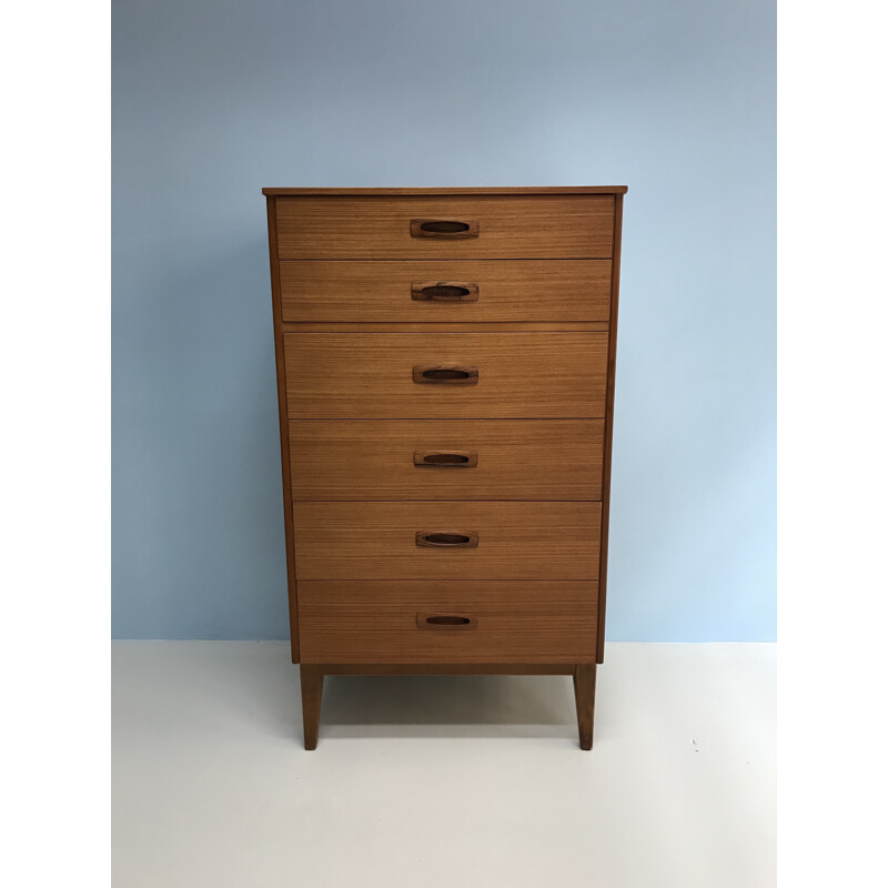 Vintage Teak chest of drawer - 1960s