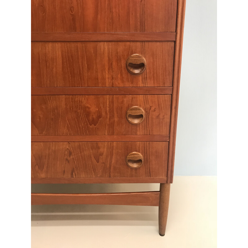 Vintage danish teak secretary - 1960s