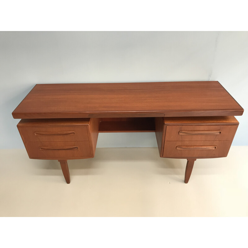 Vintage teak desk by V.Wilkins for G-Plan - 1960s