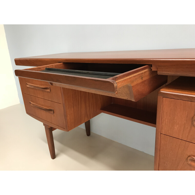 Vintage teak desk by V.Wilkins for G-Plan - 1960s