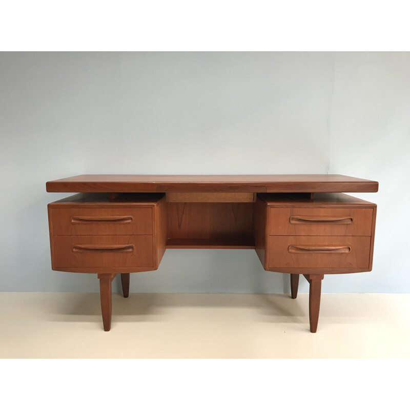 Vintage teak desk by V.Wilkins for G-Plan - 1960s