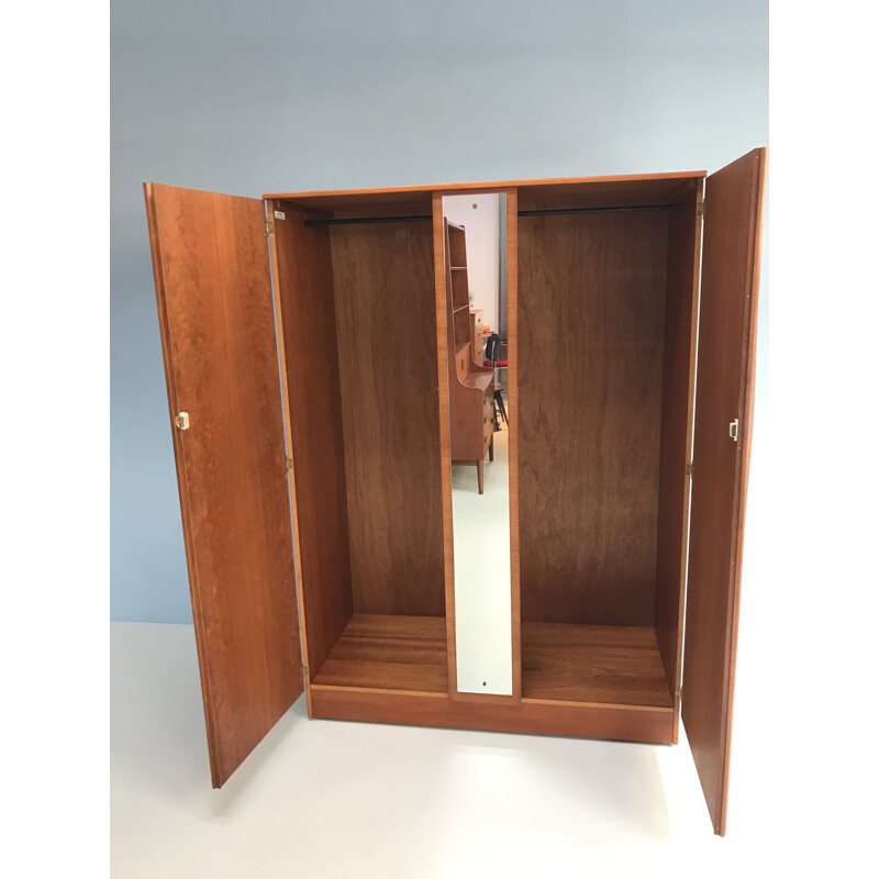 Vintage teak Austinsuite wardrobe - 1960s