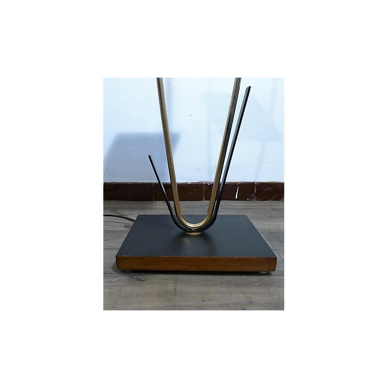 Vintage brass floor lamp - 1950s