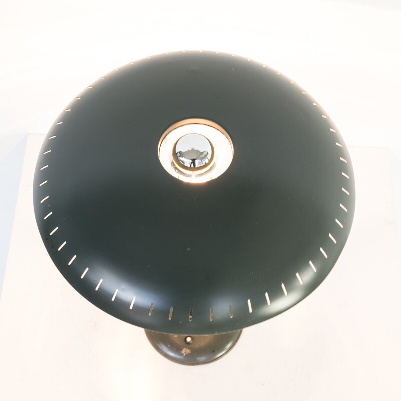 Lampe de table vintage noire par Louis Kalff pour Philips - 1950