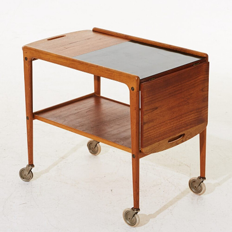 Service trolley " Thea" in teak par Yngve Ekström - 1950s