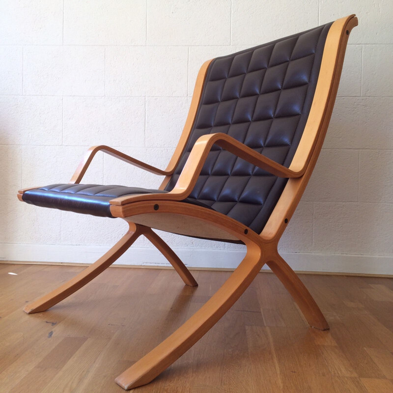 Paire de fauteuils "Ax" par Orla Mølgaard-Nielsen et Peter Hvidt pour Fritz Hansen - 1980