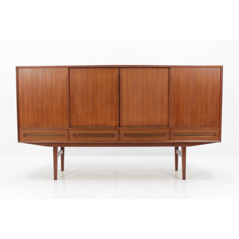 Vintage Danish Teak Highboard by Eijvind Johansson - 1960s