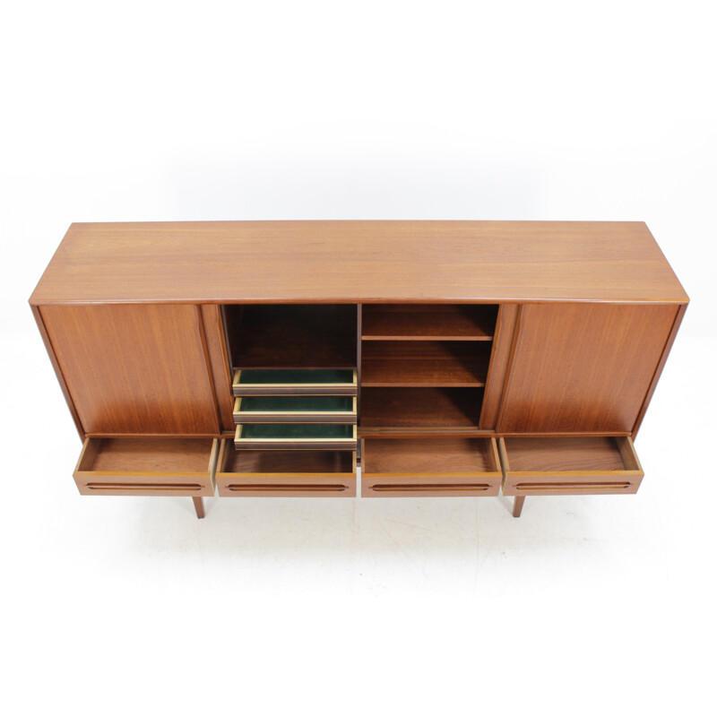 Vintage Danish Teak Highboard by Eijvind Johansson - 1960s