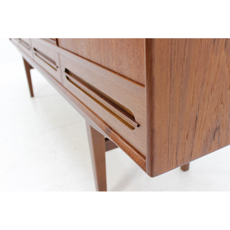 Vintage Danish Teak Highboard by Eijvind Johansson - 1960s