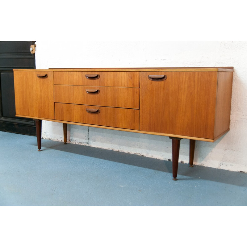 Vintage teak Scandinavian sideboard - 1960s