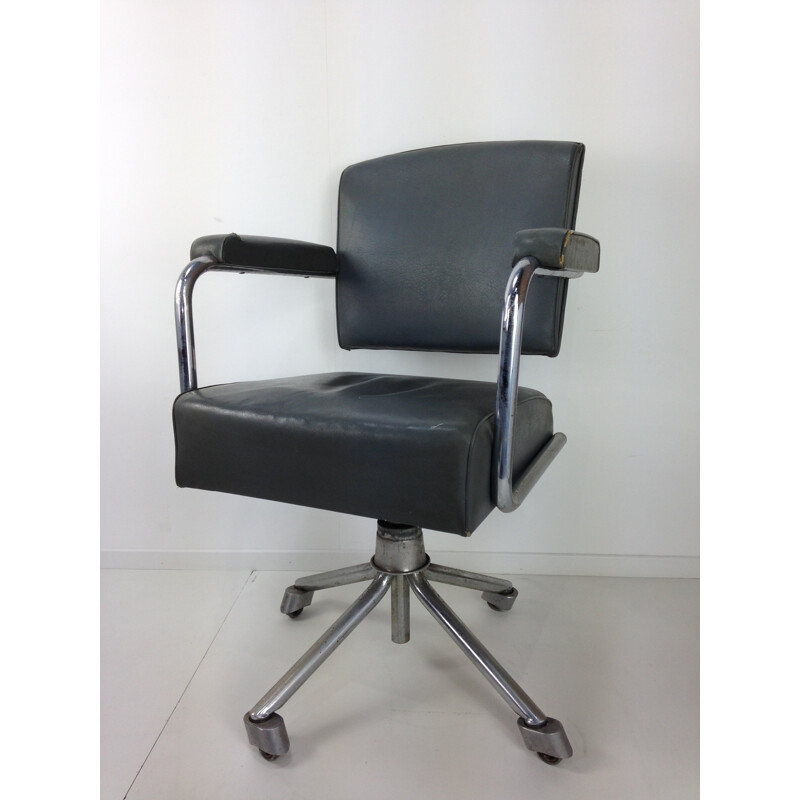 Vintage Bauhaus design office armchair - 1940s