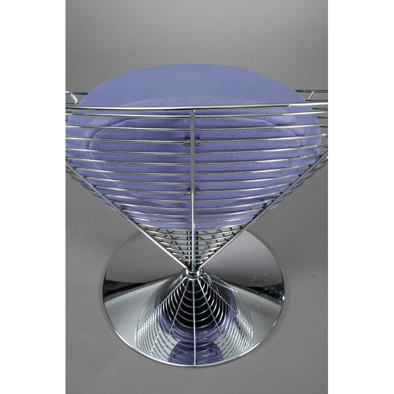 Ensemble chaises et table basse Wire Cone, Verner PANTON - 1980 