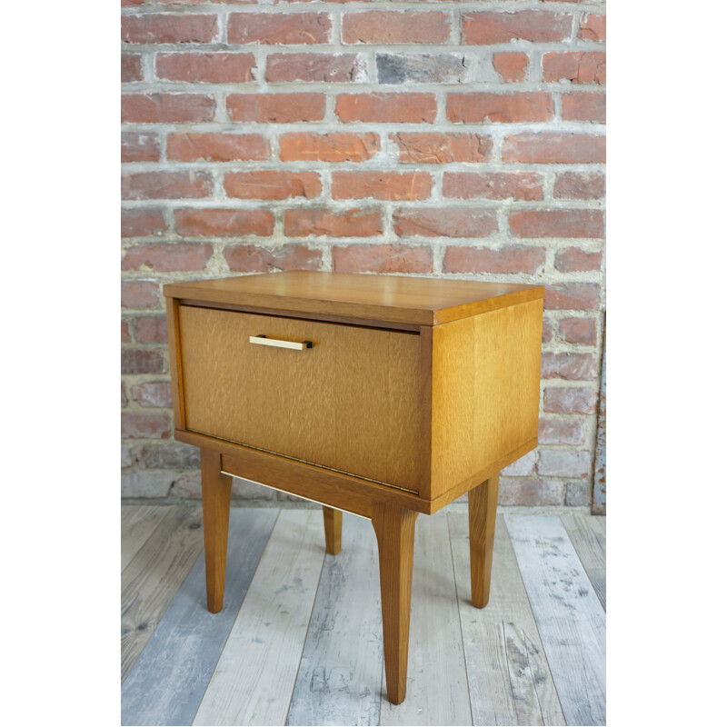 Pair of vintage Bedside Tables in wood - 1950s