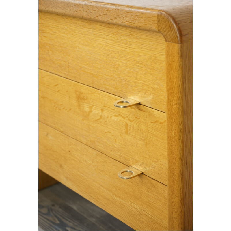 Vintage wooden chest of drawers by Bob Van Den Berghe for Van Den Berghe Pauvers - 1960s