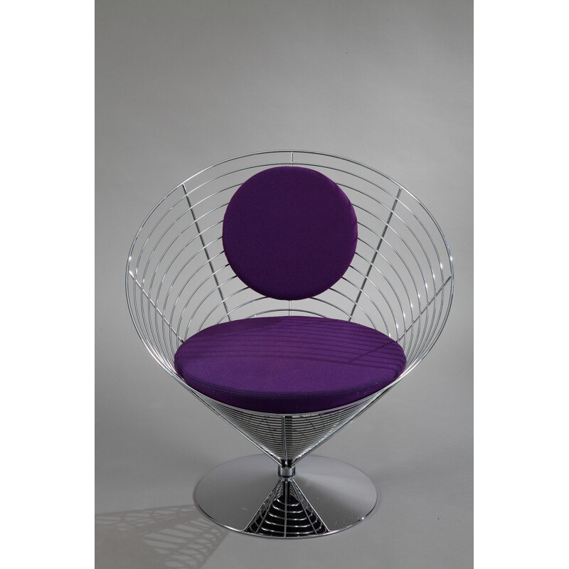 Ensemble chaises et table basse Wire Cone, Verner PANTON - 1980 