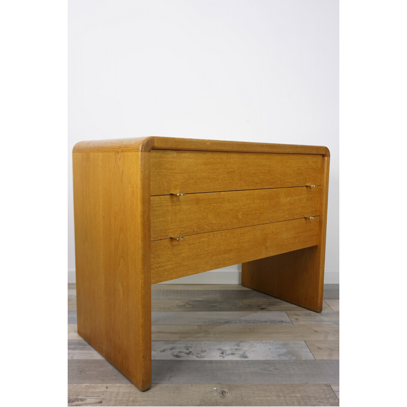 Vintage wooden chest of drawers by Bob Van Den Berghe for Van Den Berghe Pauvers - 1960s