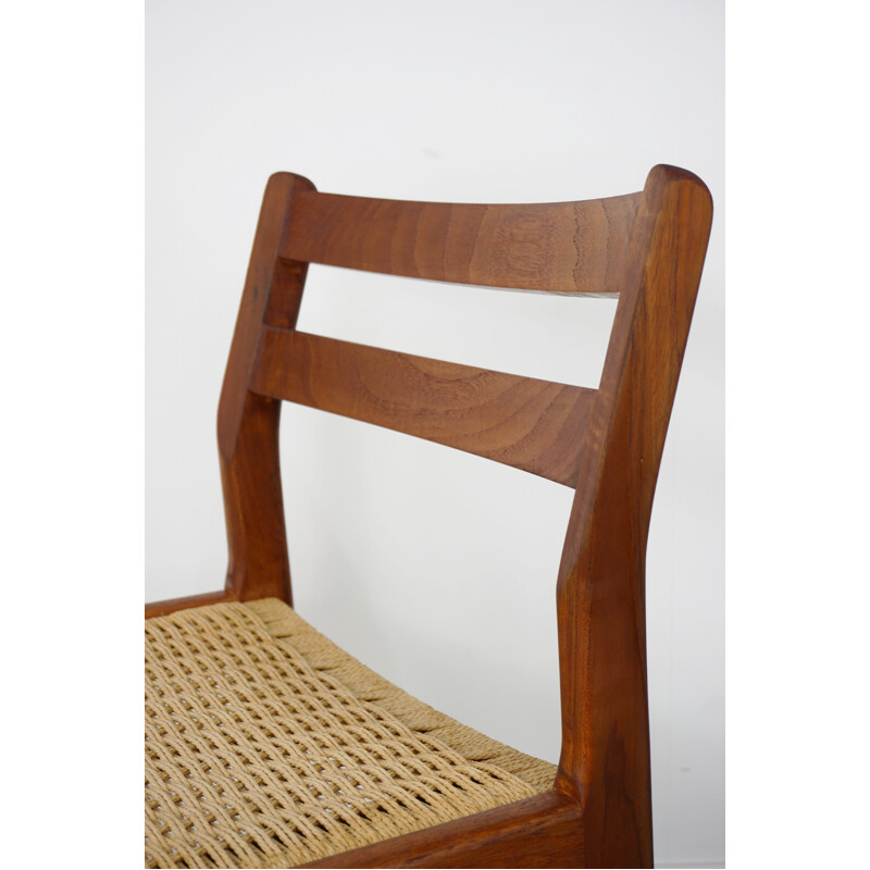 Set of 4 vintage Danish chairs in teak by Jorgen Henrik Moller - 1960s