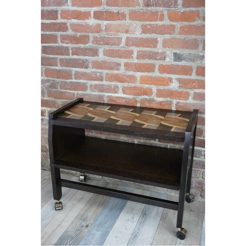 Vintage Serving trolley by Guillerme and Chambron - 1950s