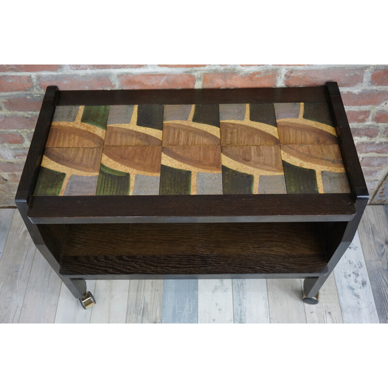 Vintage Serving trolley by Guillerme and Chambron - 1950s