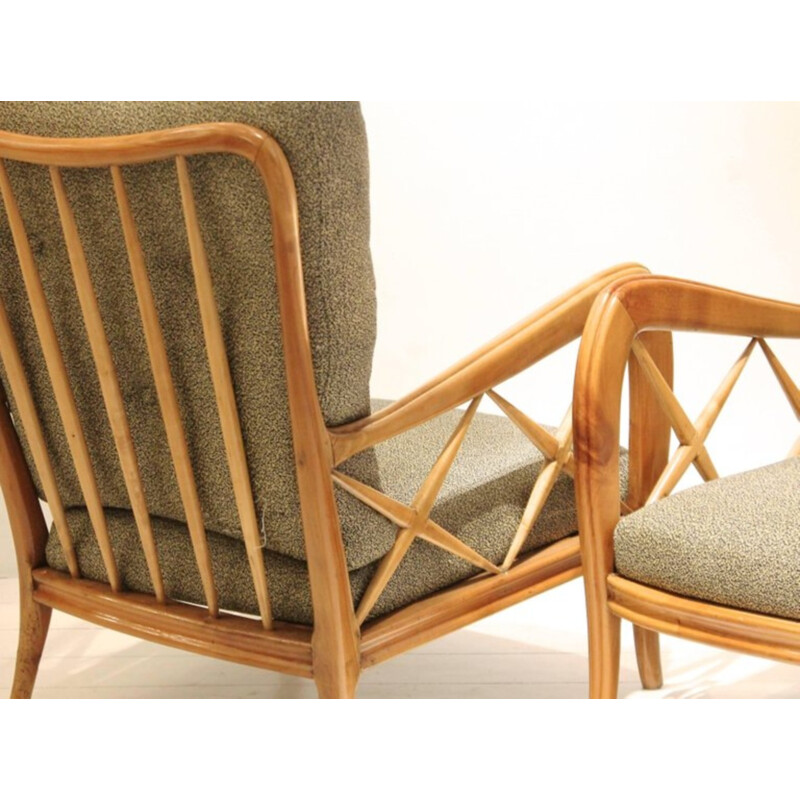 Paire de fauteuils vintage par Ulrich Guglielmo - 1950