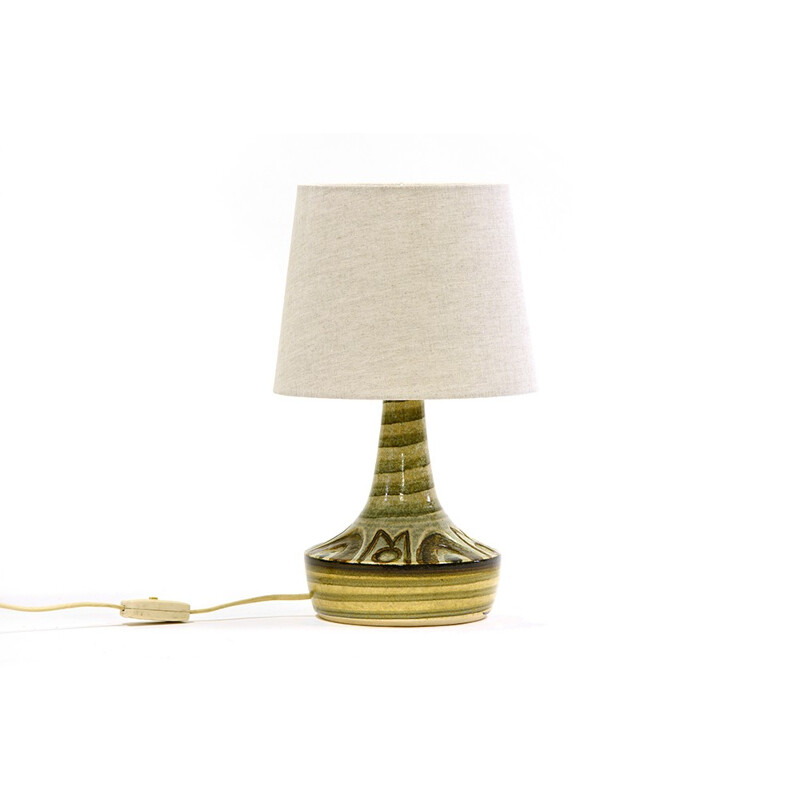 Vintage stoneware table lamp by Noomi Backhausen & Arne Finne - 1960s