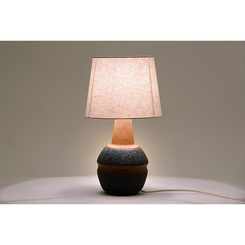 Vintage Stoneware table lamp by Einar Johansen - 1960s