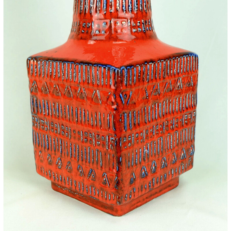 Vase vintage en céramique par Bodo Mans pour Bay Keramik - 1960